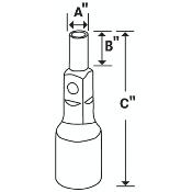Adaptateur magnétique 1/4" 
