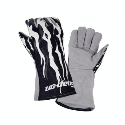 Gants de soudage graphiques (graphiques noir/blanc)