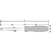 Outils de réglage pour carburateurs 1/4" extra-longue flexible