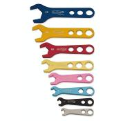 jeu de 8 clés a fourche en aluminium ( fixation AN ) pouce